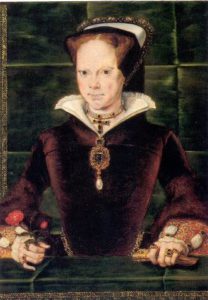 Mary Tudor by Hans Eworth, 1554; #HiddenFaces