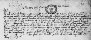 Letter from Mary to Cardinal Pole, 1555 day and month left blank.