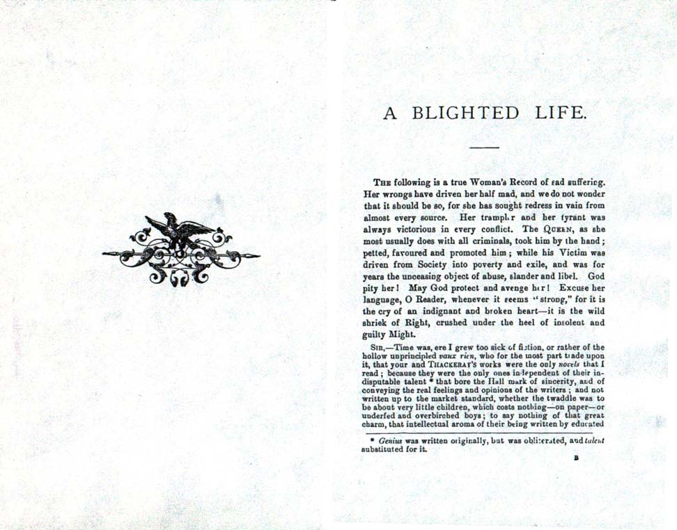 A Blighted Life