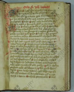 William Brewyn's 'Guide to Rome'. CCA-Add MS/68,f.10r. © Canterbury Cathedral. Reproduced courtesy of the Dean and Chapter of Canterbury.